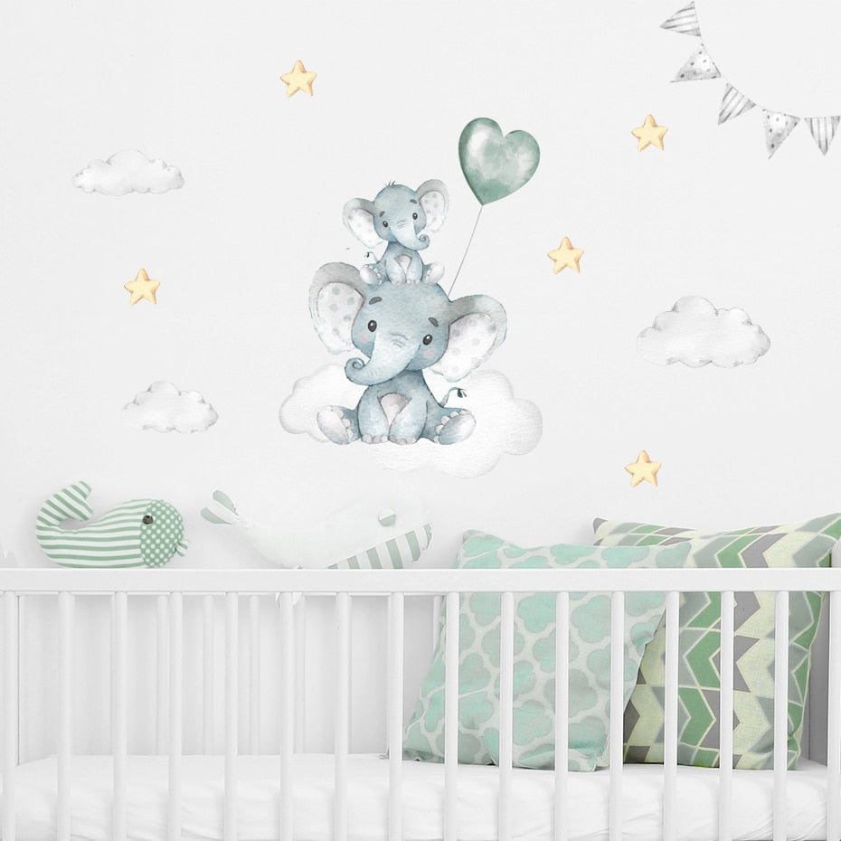 Buy now from My Snug Bug Wall Decals Elephant In The Clouds Wall Decal My Snug Bug