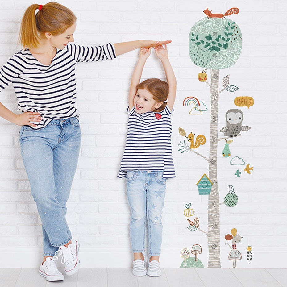 Buy now from My Snug Bug Wall Decals As Tall As A Tree Height Chart My Snug Bug